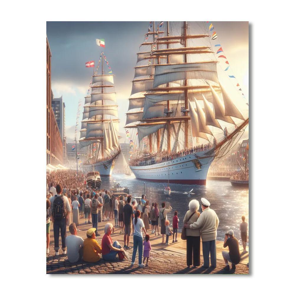 The Tall Ships Races Paint By Number