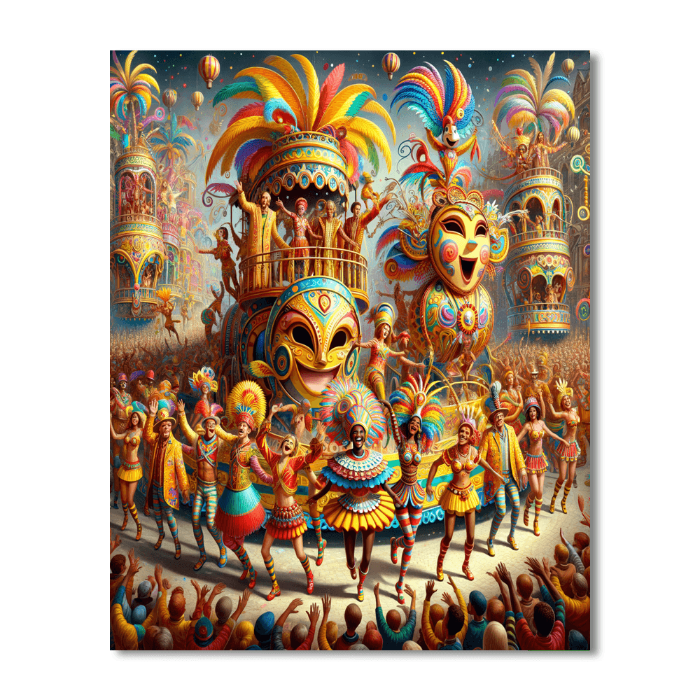 Charming Carnival Parade Paint By Number