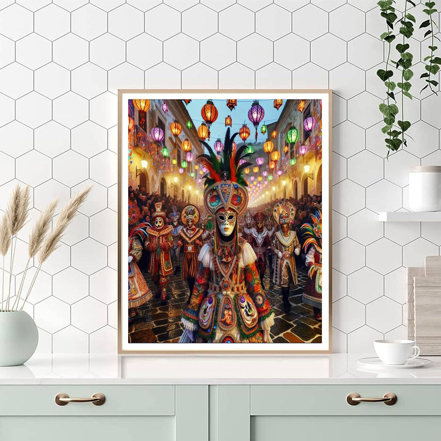 Fasnacht Carnival Paint By Number