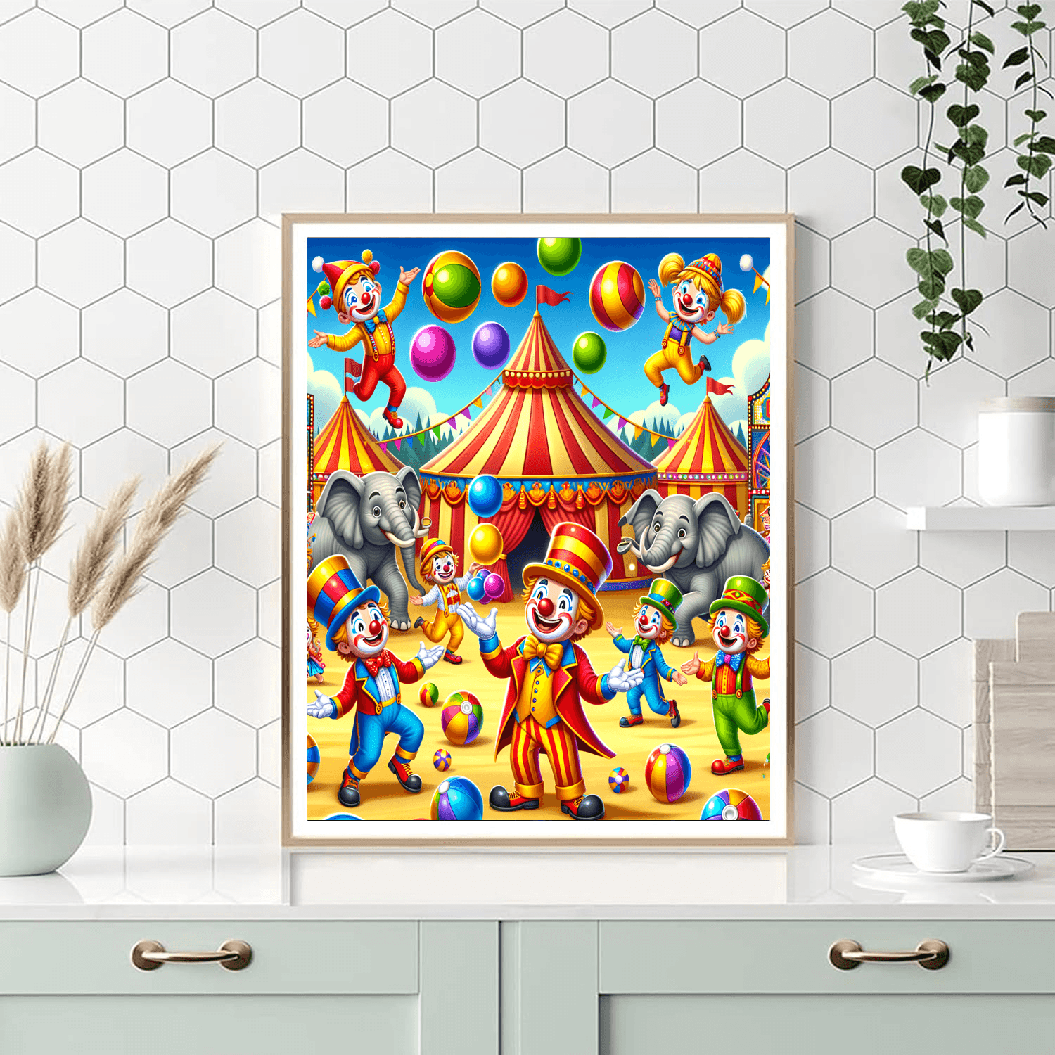 Adventure At The Circus DIY Paint By Numbers