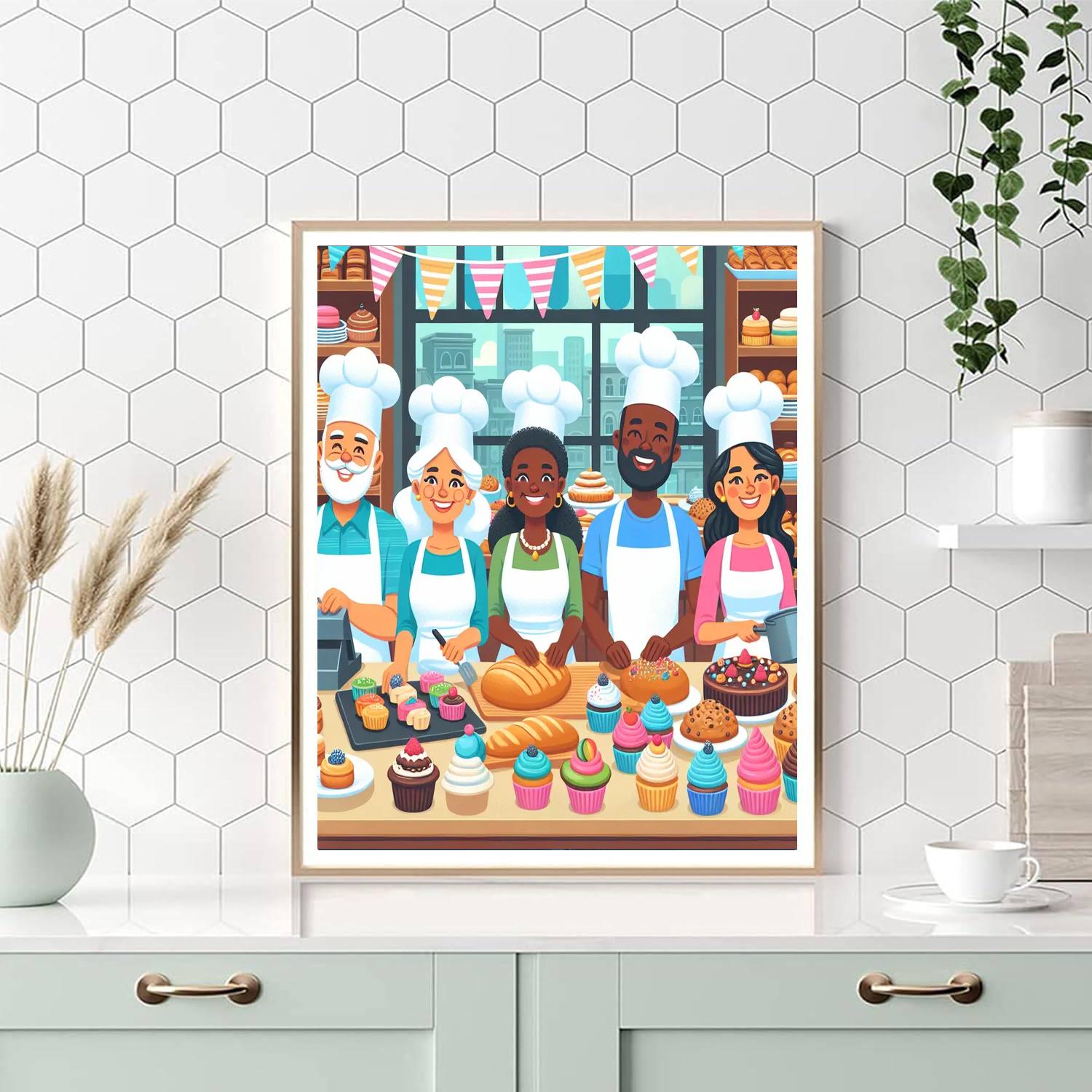 The Creative Bakery Number Painting