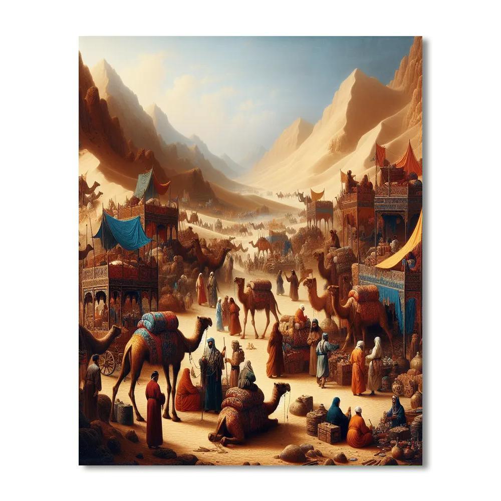 Silk Road Splendor Paint By Numbers