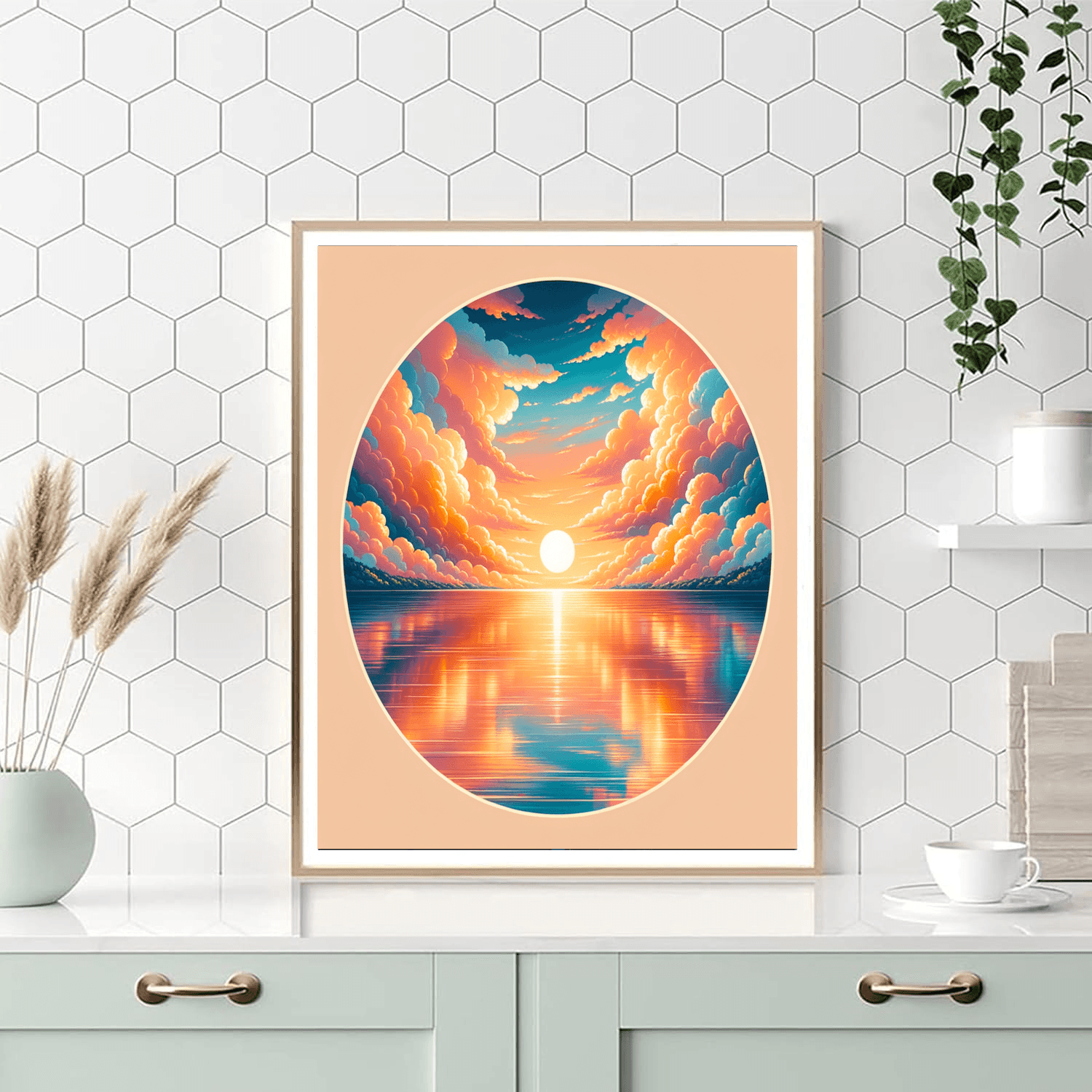Timeless Ocean Sunset Paint By Numbers