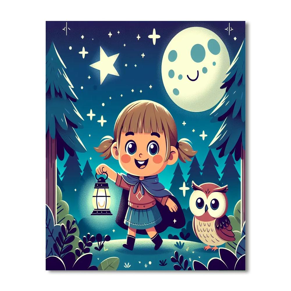 Moonlit Quest Paint By Numbers Kits