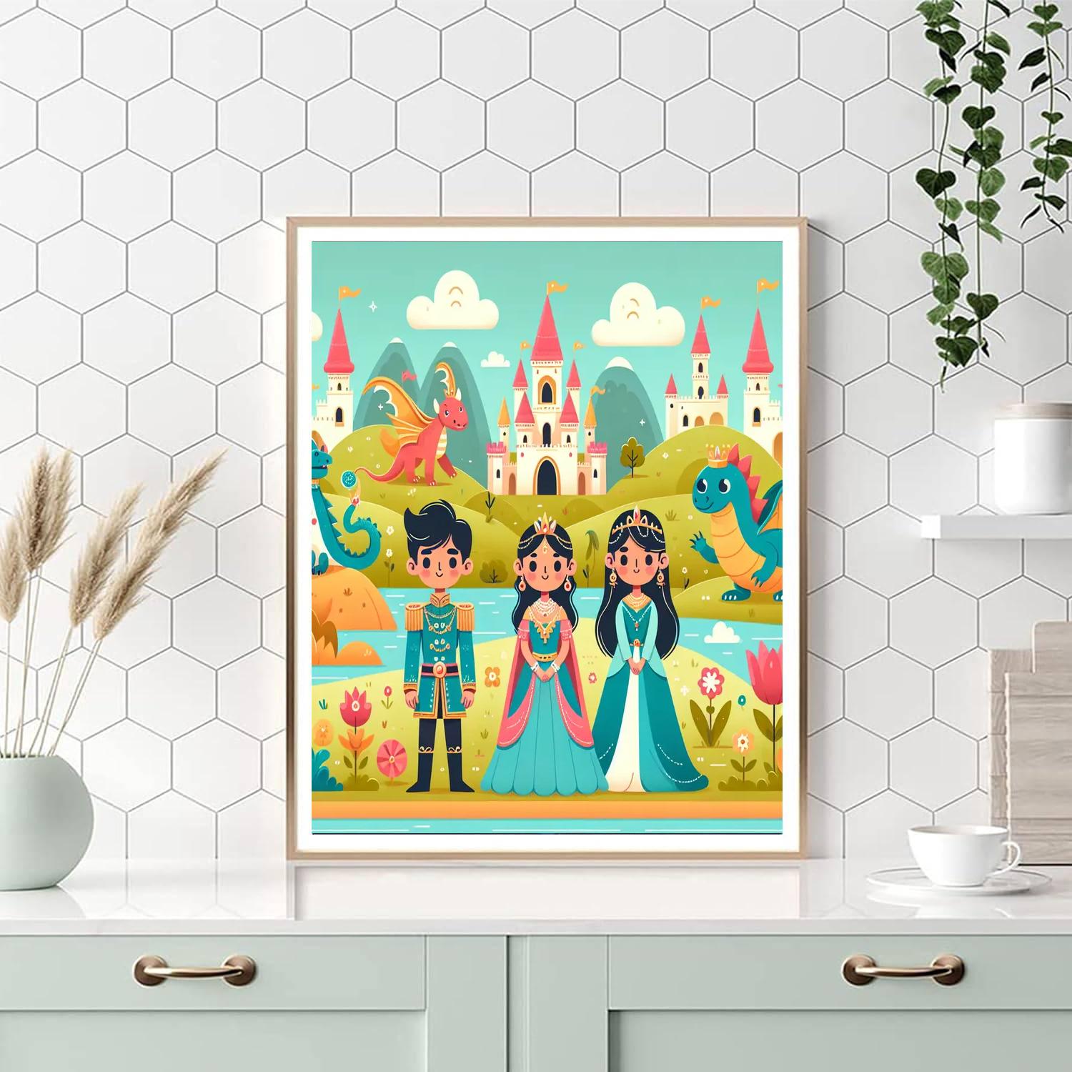 Exploring Fairy Tale Lands Numbered Painting Kits