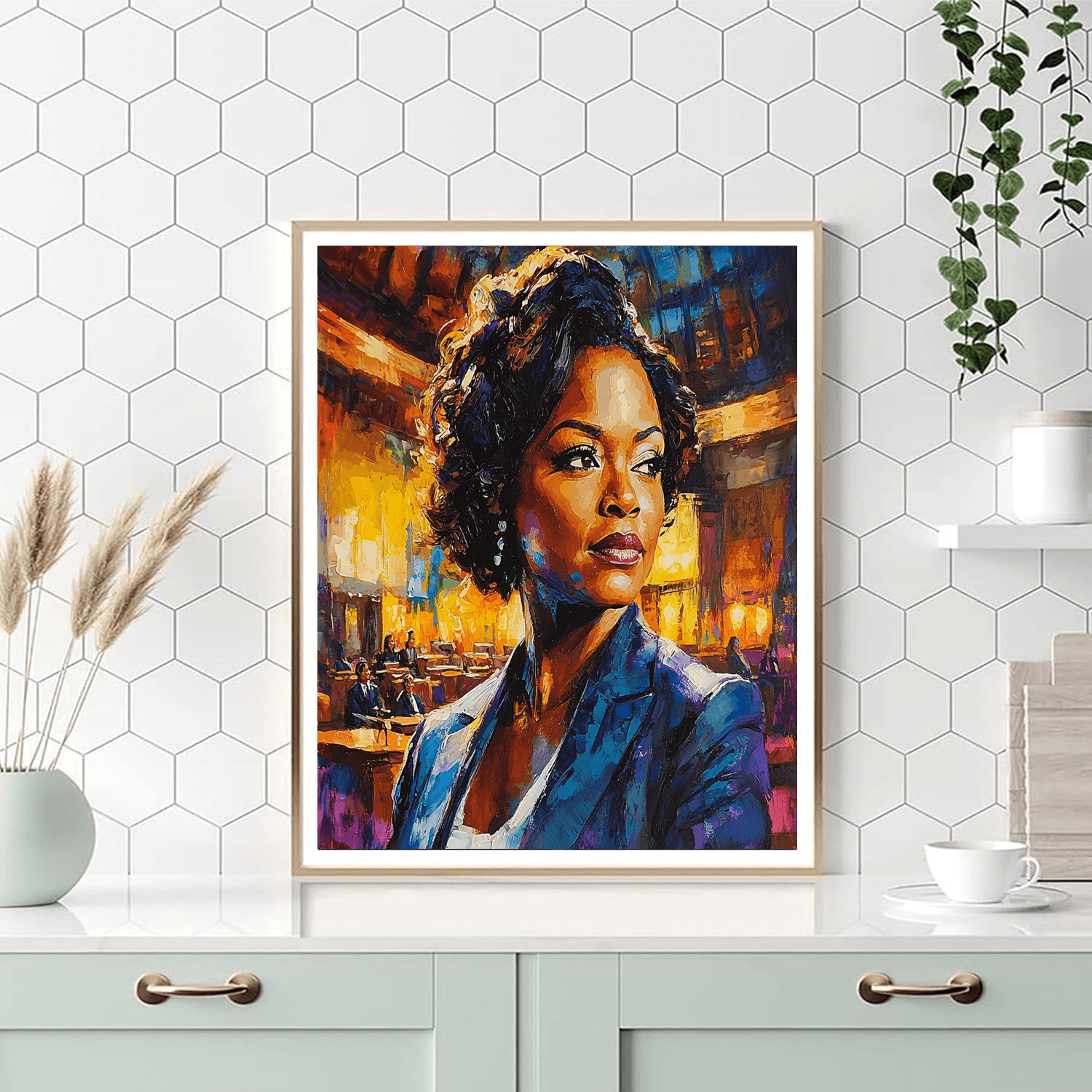Viola Davis: The Bold Essence Of Annalise Keating DIY Paint By Numbers