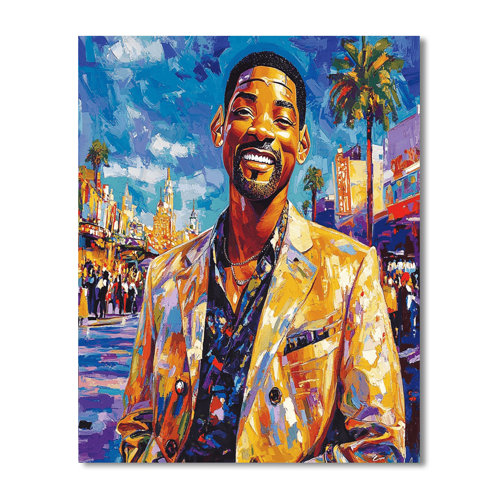 Will Smith: The Charismatic Prince Of Hollywood Paint By Numbers Kits