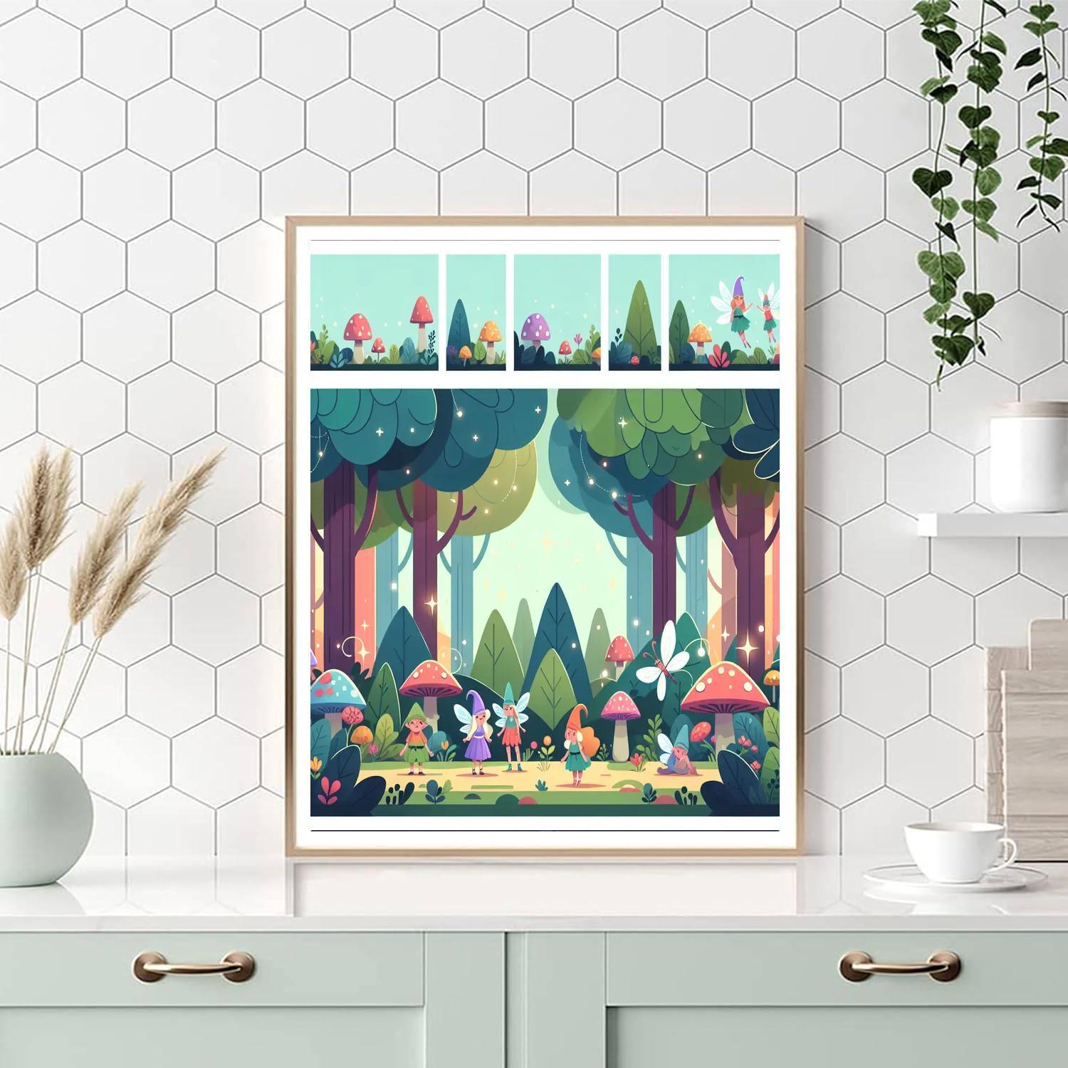 Fun In Fairy Tale Land Paint By Numbers Art