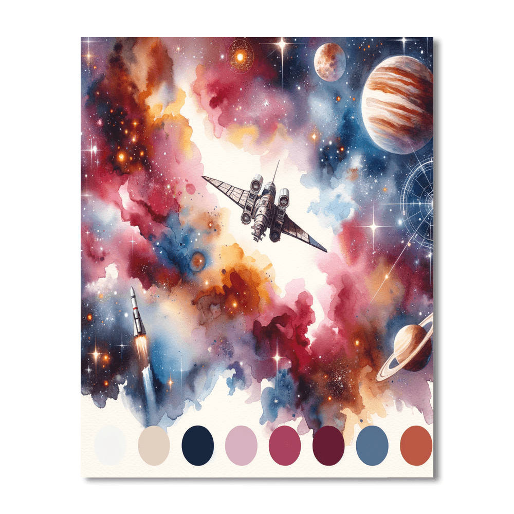 Space Quest Paint By Numbers