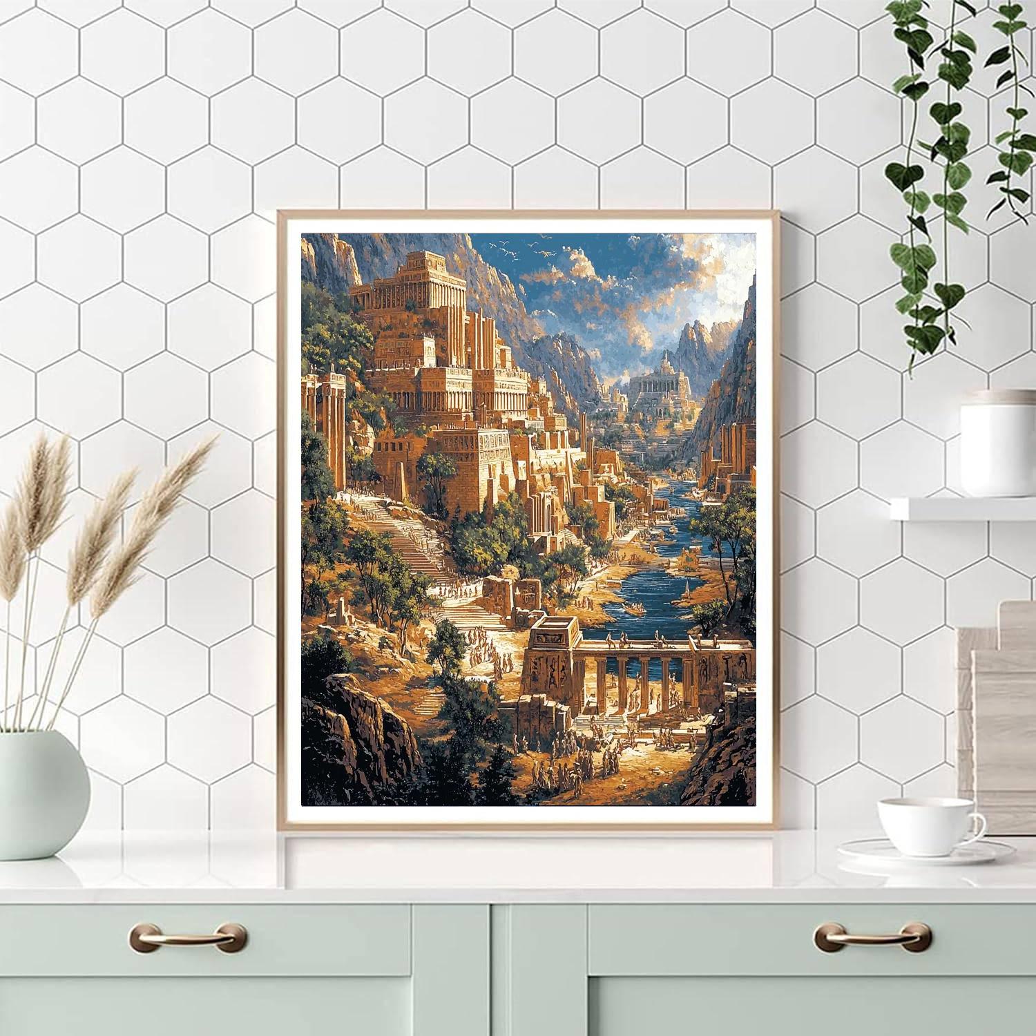 Jean-Auguste-Dominique Ingres Inspired In The Footsteps Of History  Paint By Numbers
