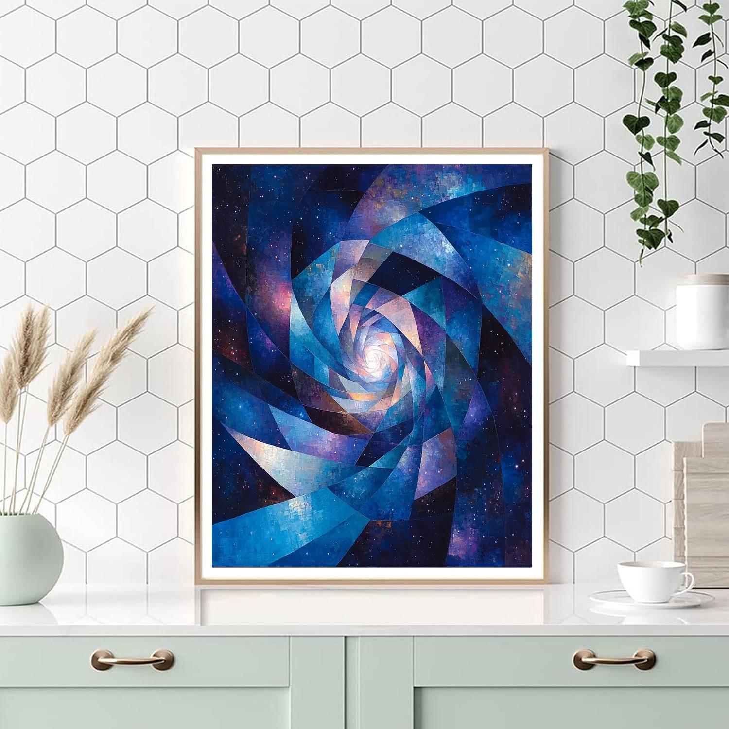 Paul Cézanne Inspired Celestial Color Dreamscape  Paint By Numbers Art