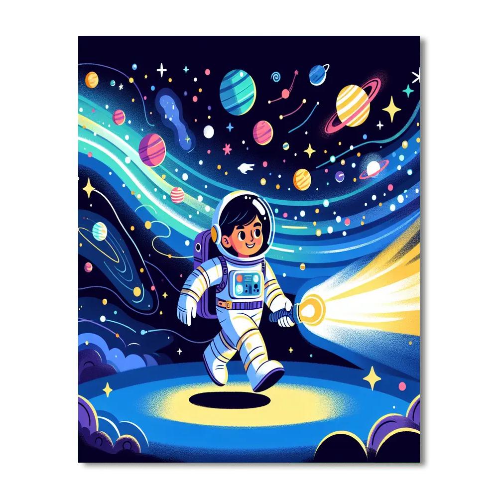 Galaxy Exploration Quest Paint By Numbers Kits