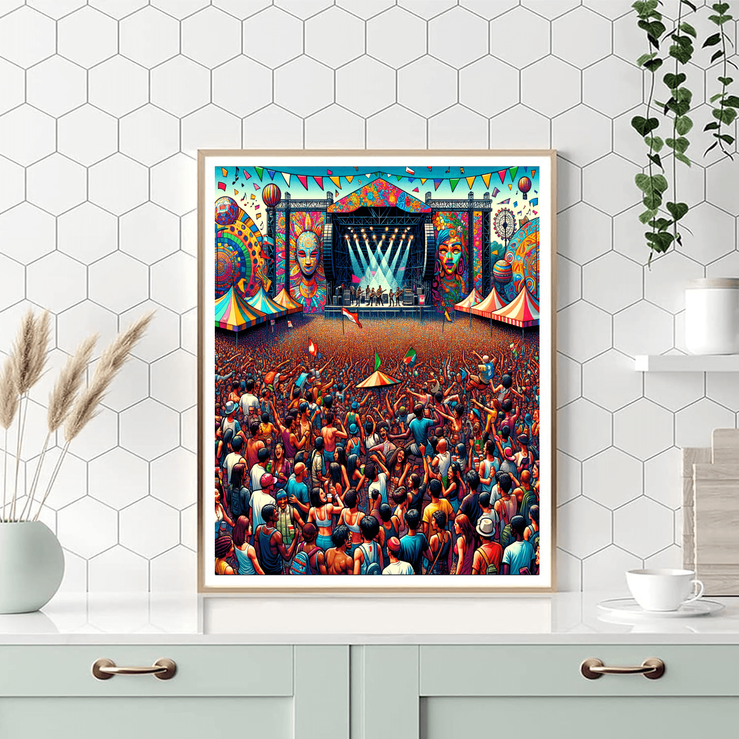 Lollapalooza - Various Countries DIY Paint By Numbers