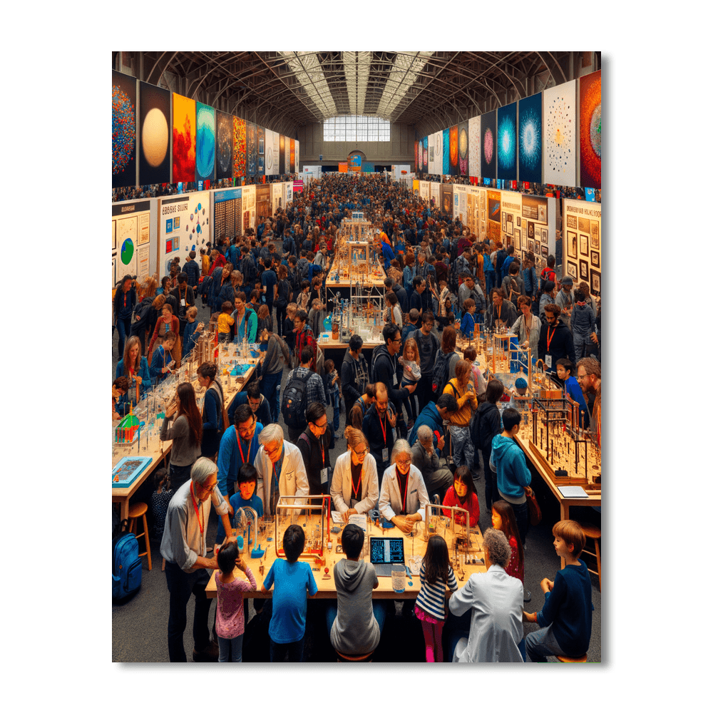 Cambridge Science Festival Paint By Numbers Kits