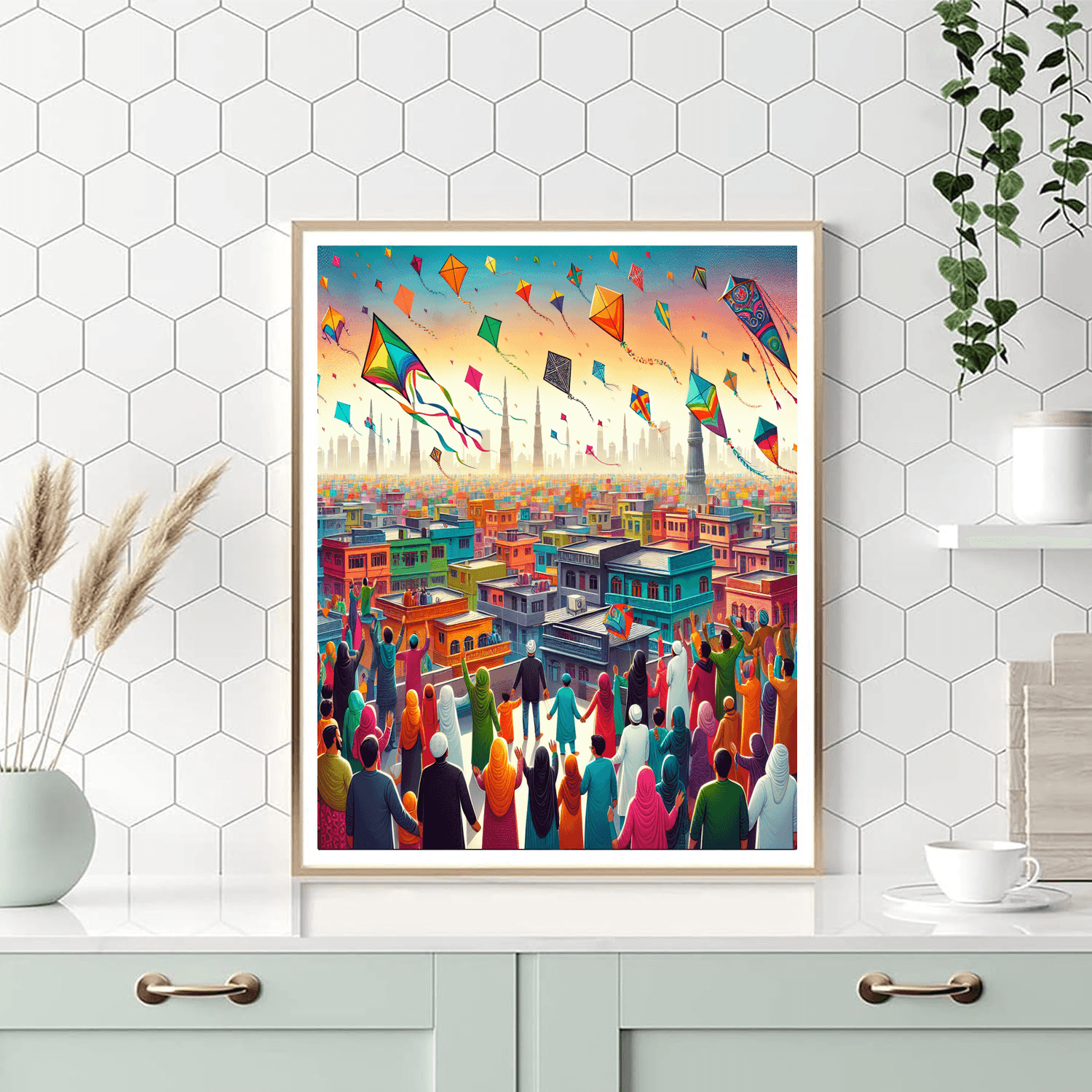 Makar Sankranti - Gujarat, India Paint By Color