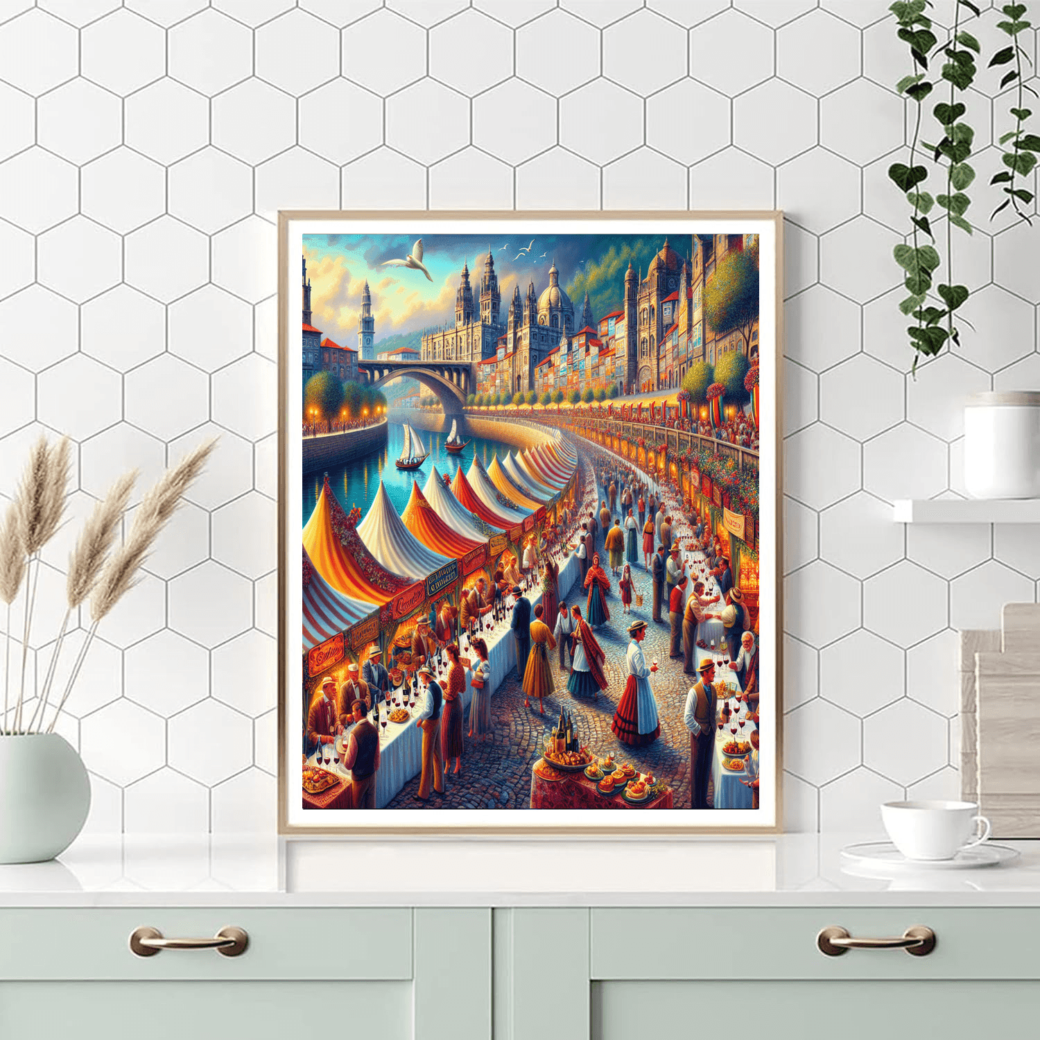 Porto Wine Festival - Portugal DIY Paint By Numbers