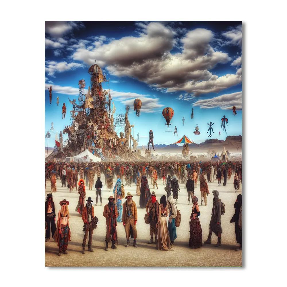 Afrikaburn - Tankwa Karoo Paint By Number