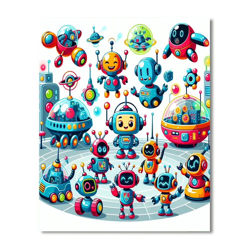 Robotic Innovation DIY Paint By Numbers