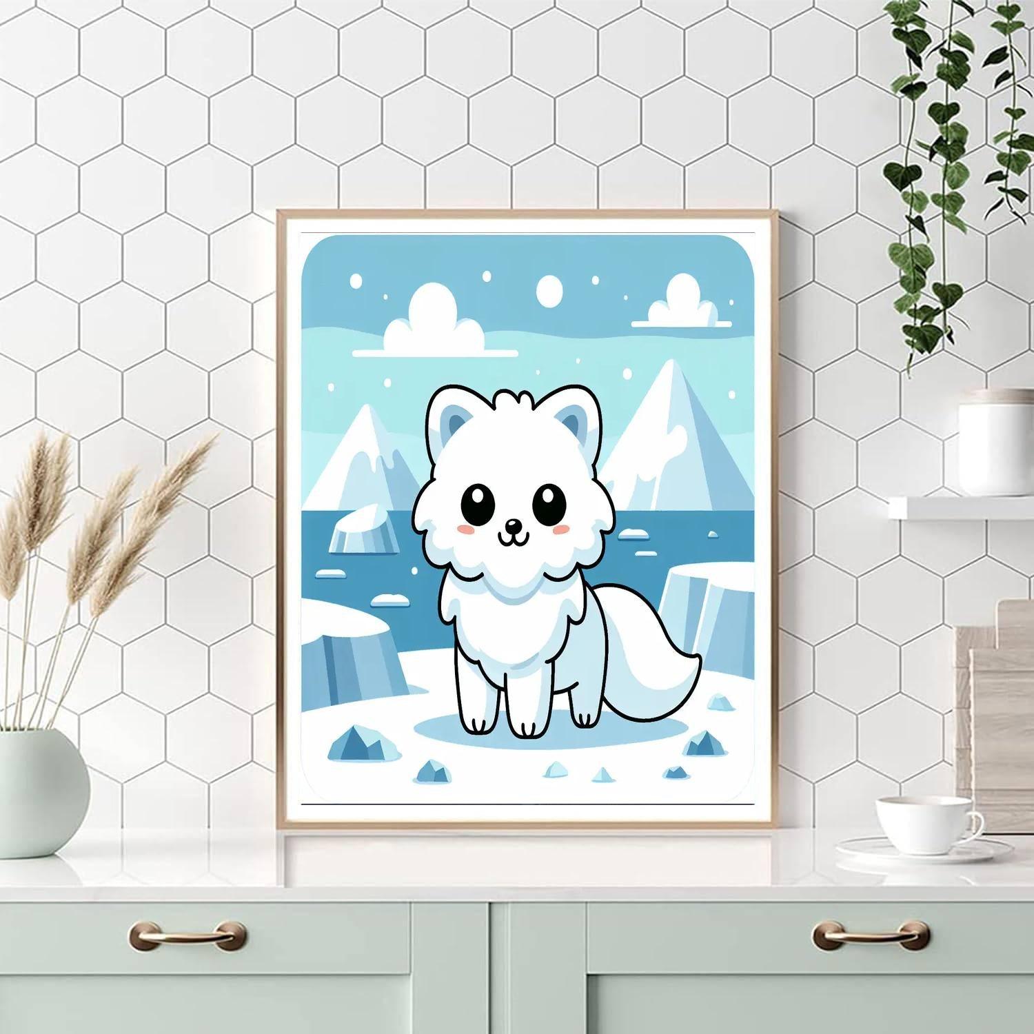 Arctic Fox Adventure Paint By Color