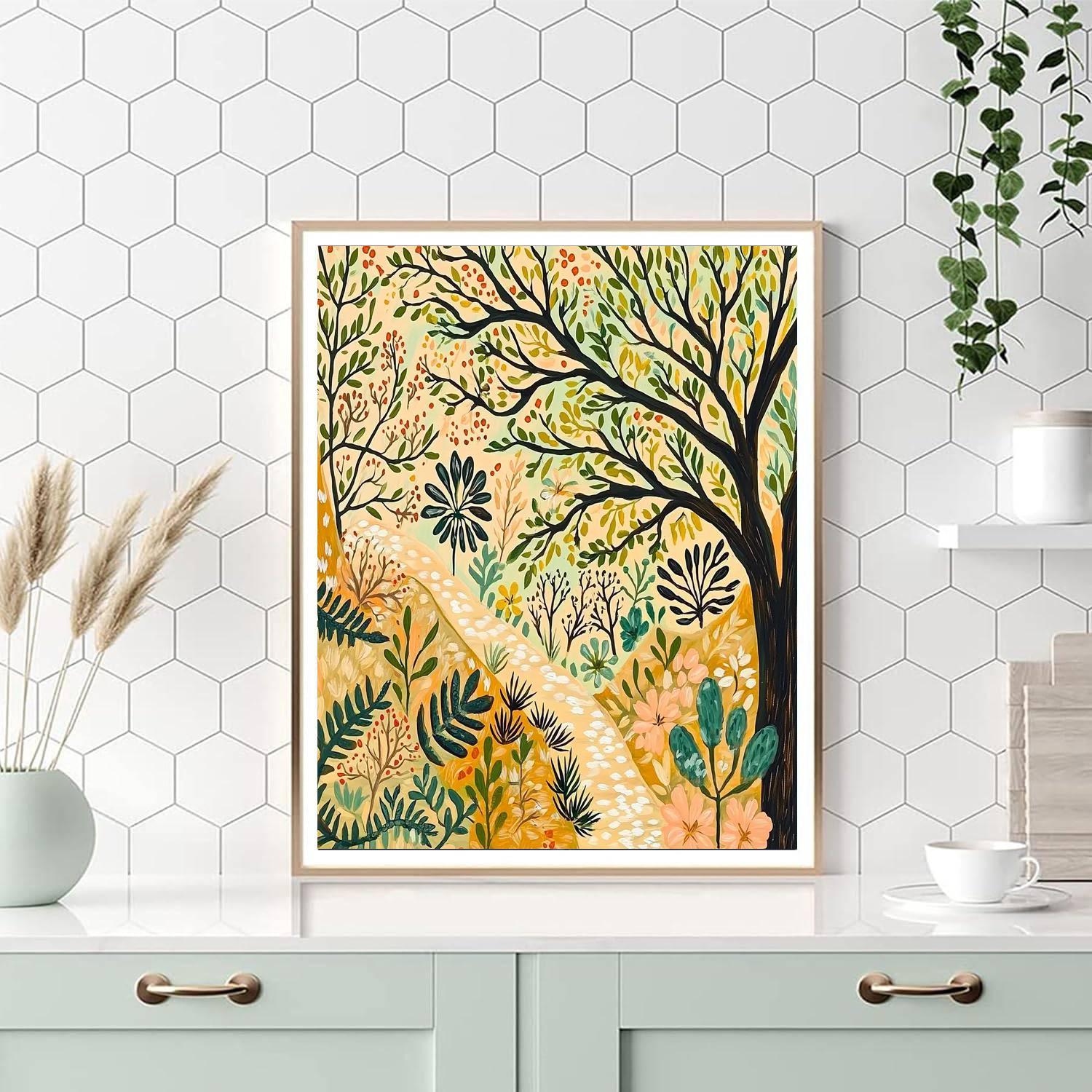 Frida Kahlo Inspired Echoes Of The Earth  Painting Number Kit