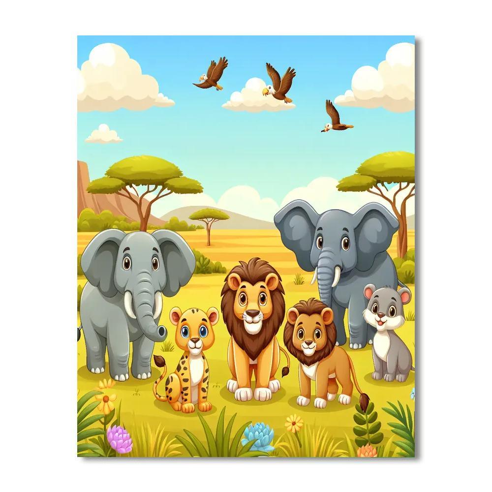 Wildlife Wonder Safari Paint By Numbers Kits