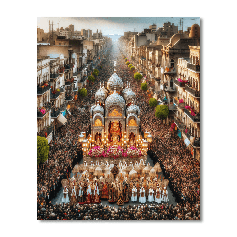Semana Santa - Seville, Spain Numbered Painting Kits
