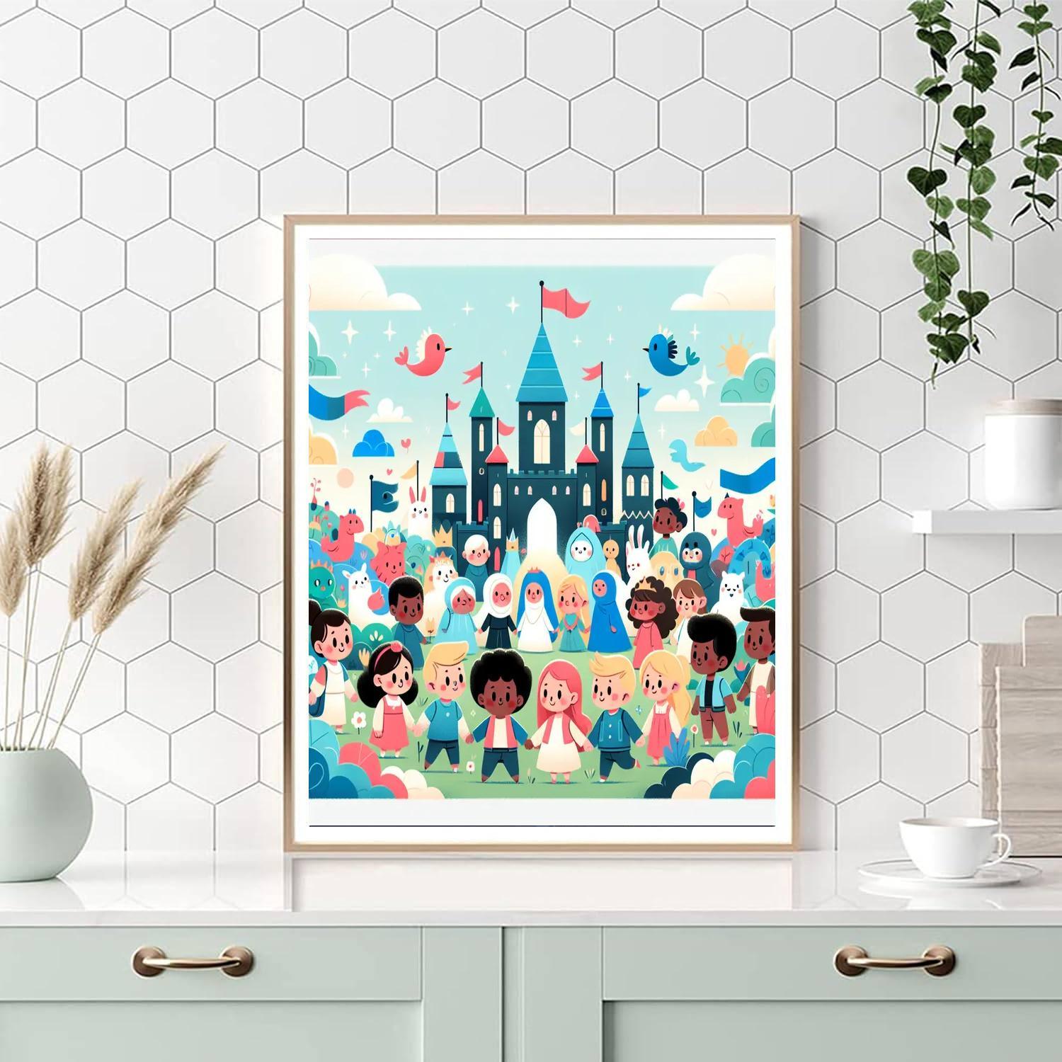 Enchanted Kingdom Numbered Painting Kits