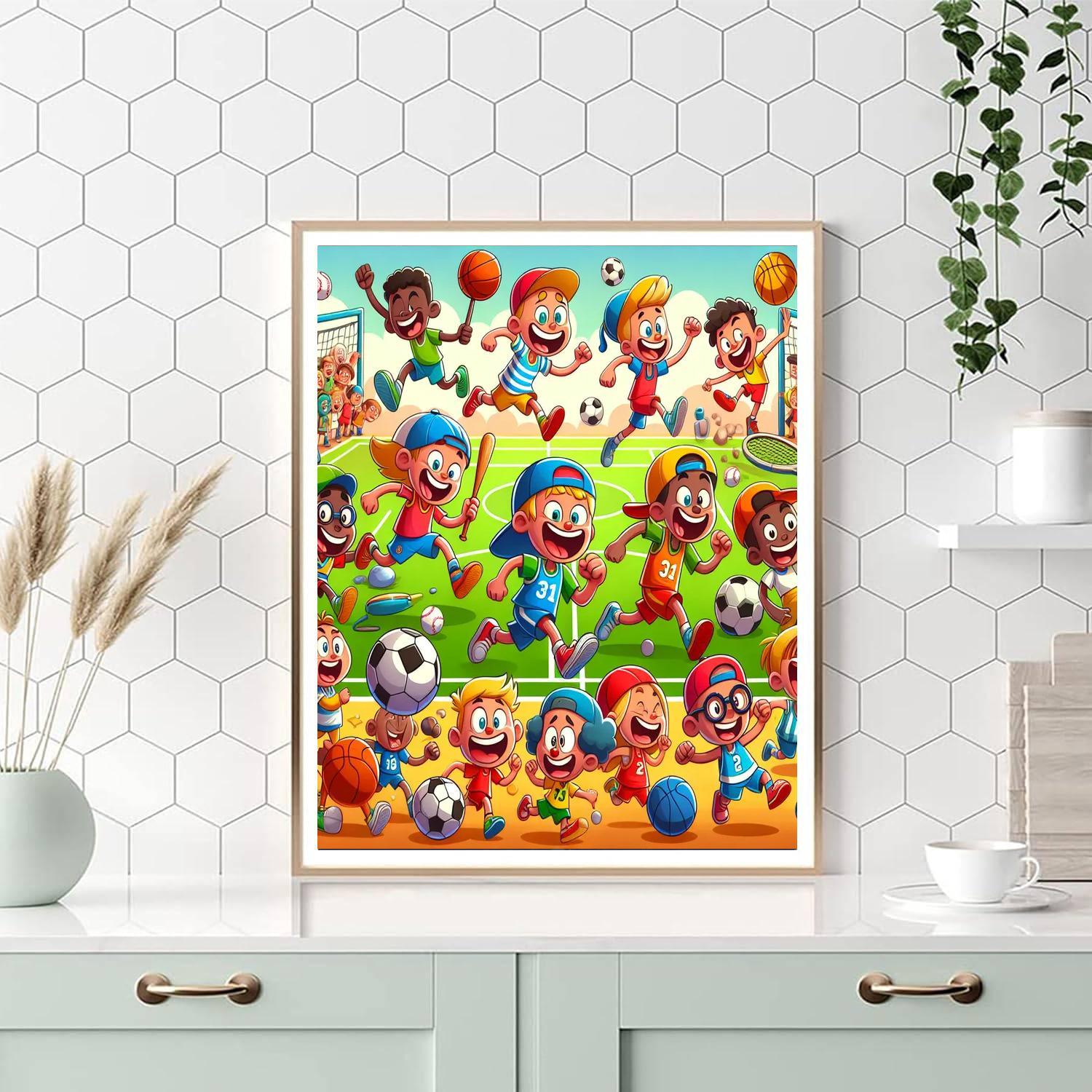 Silly Sports Paint By Numbers Kits