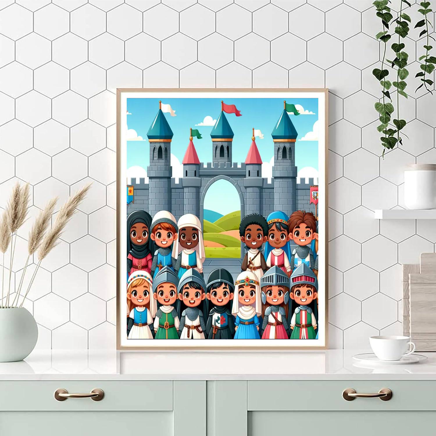 Courageous Castle Keepers Paint By Numbers