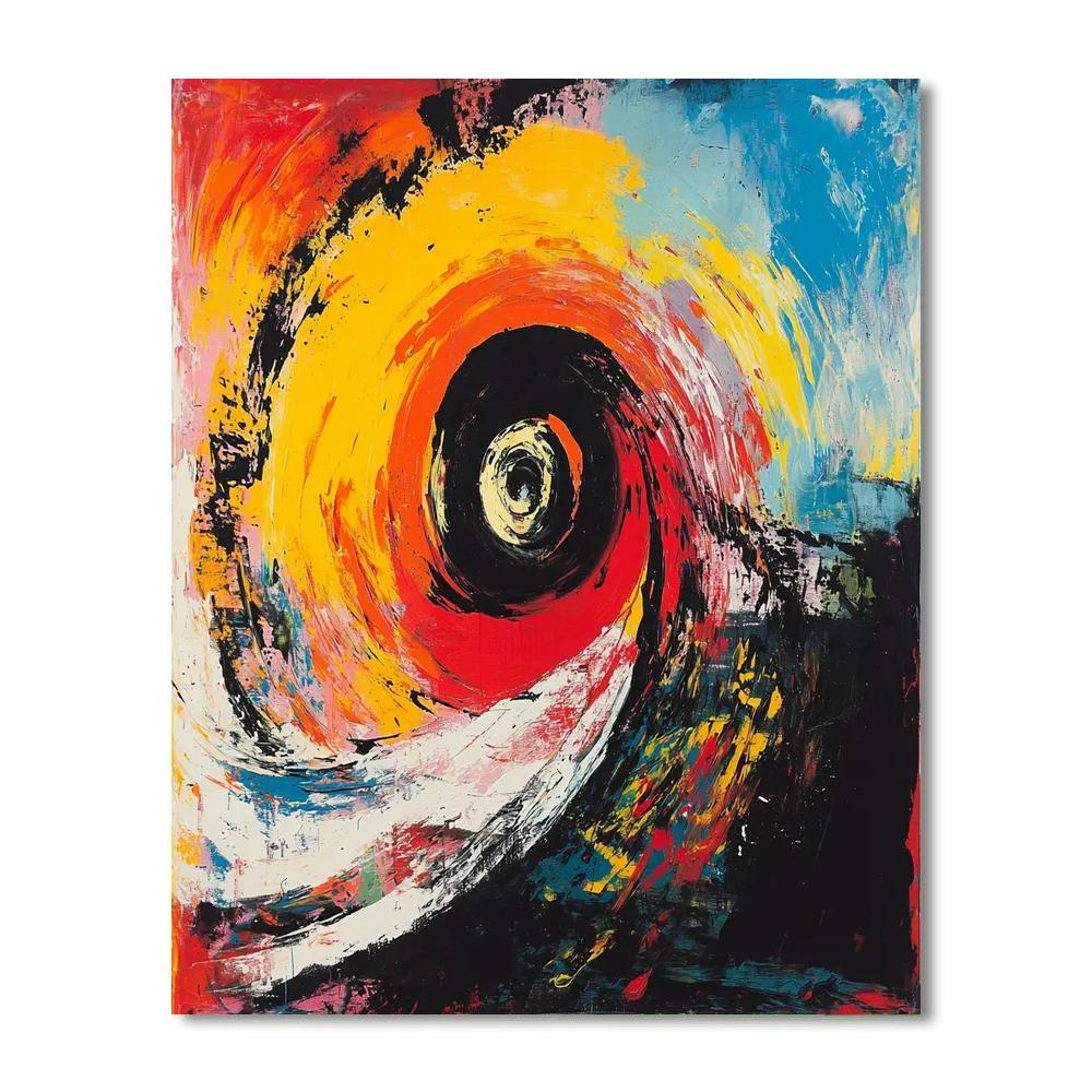 Jean-Michel Basquiat Inspired Cycles Of Time  Paint By Numbers Kits