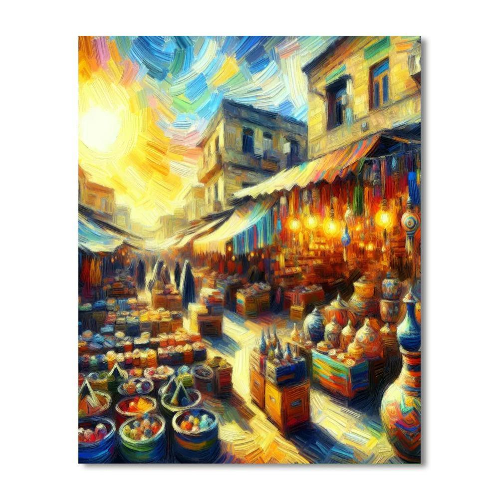 Eastern Market Vibrance Paint By Numbers