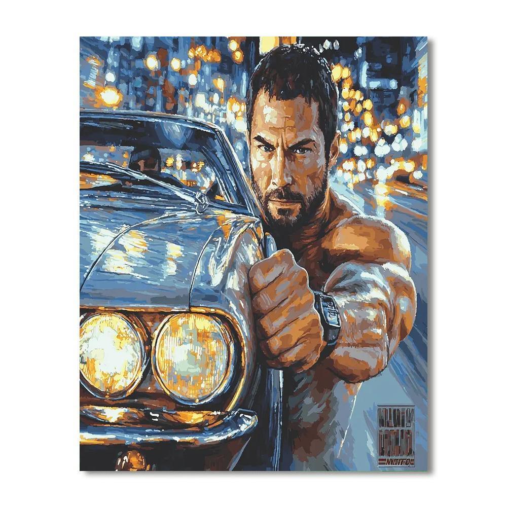 Vin Diesel: Driving The Pulse Of Fast & Furious Numbered Painting Kits