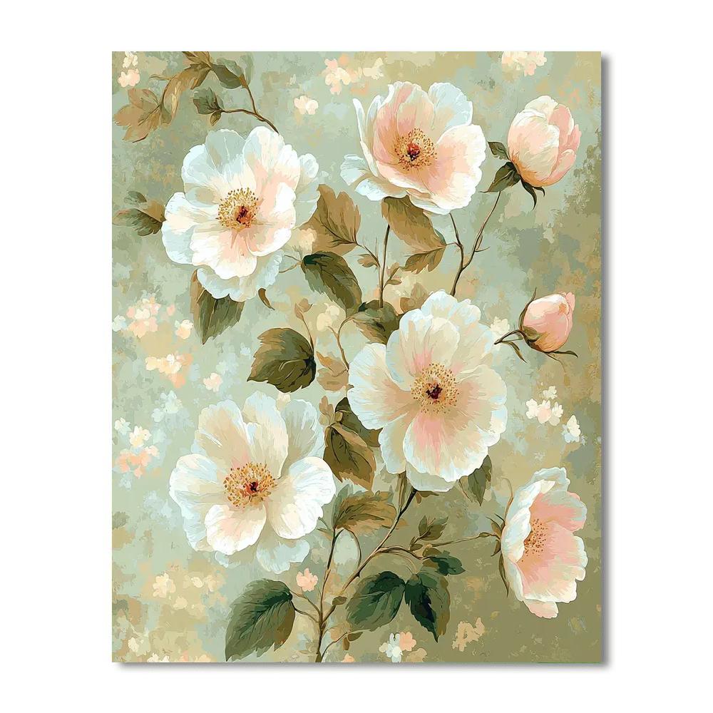 Michelangelo Inspired Eternal Blossom  Paint By Color