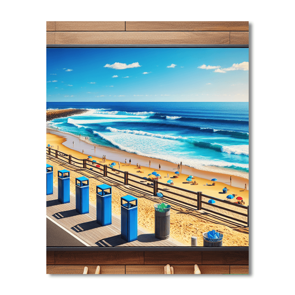 Sapphire Shore Paint By Color