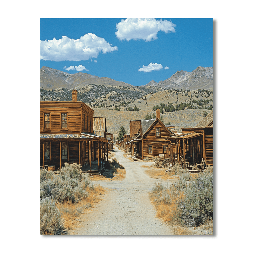 Bodie State Historic Park DIY Paint By Numbers