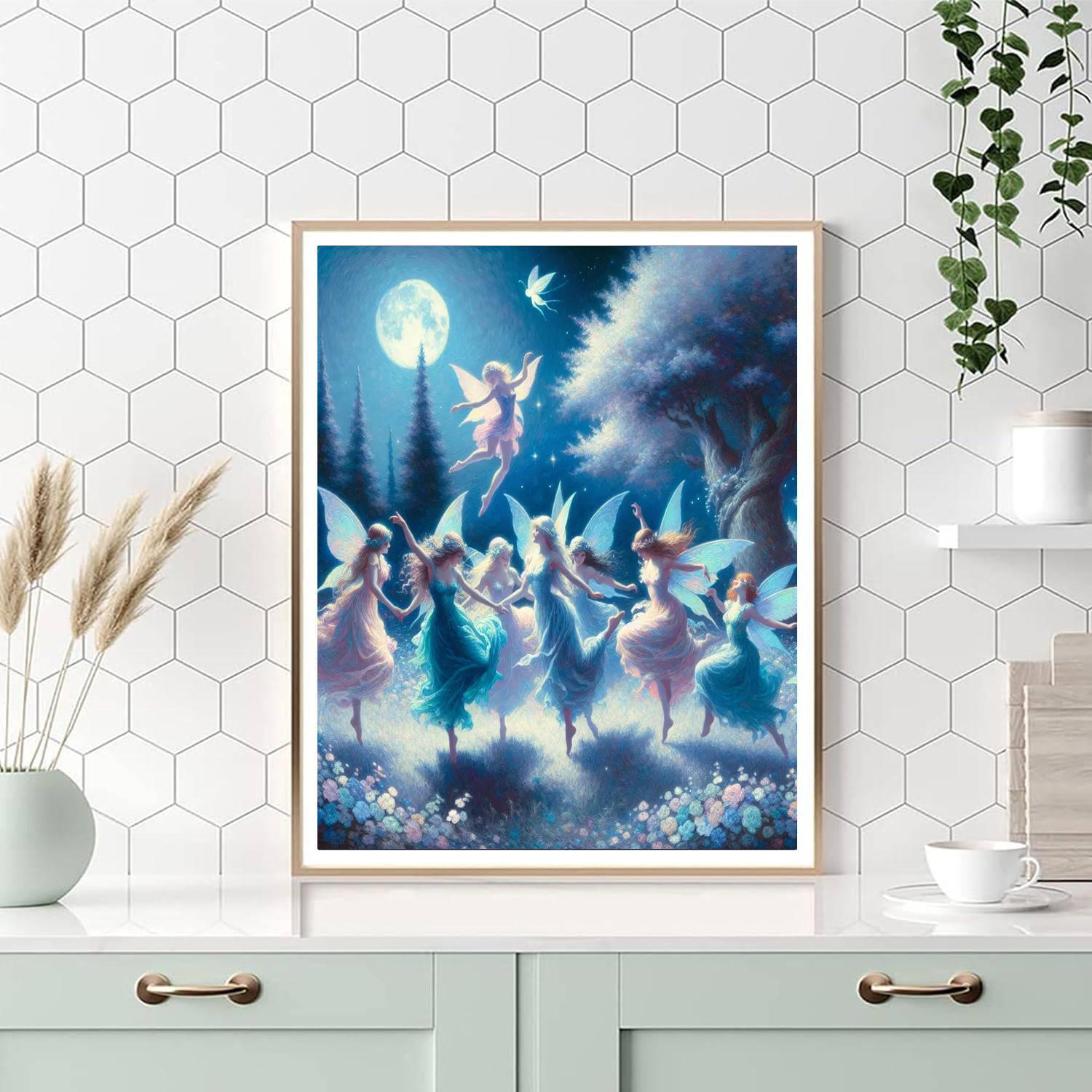 Ethereal Fairy Dance Paint By Numbers Art