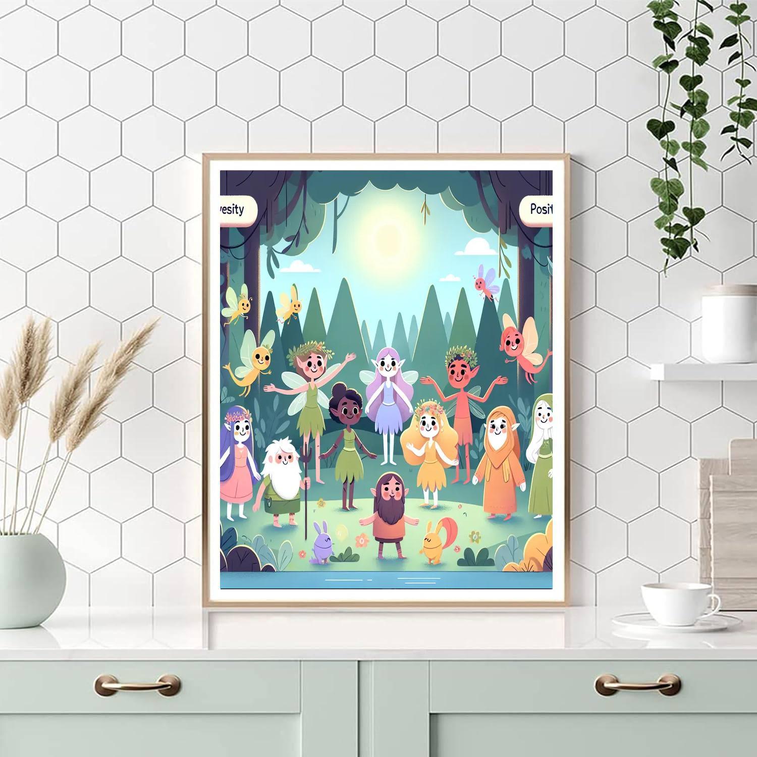 Forest Fantasy Hideout Paint By Number