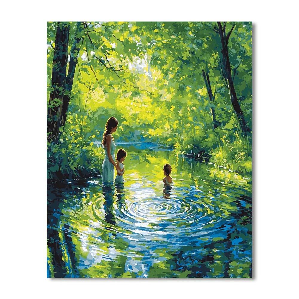 Playful Reflections DIY Paint By Numbers