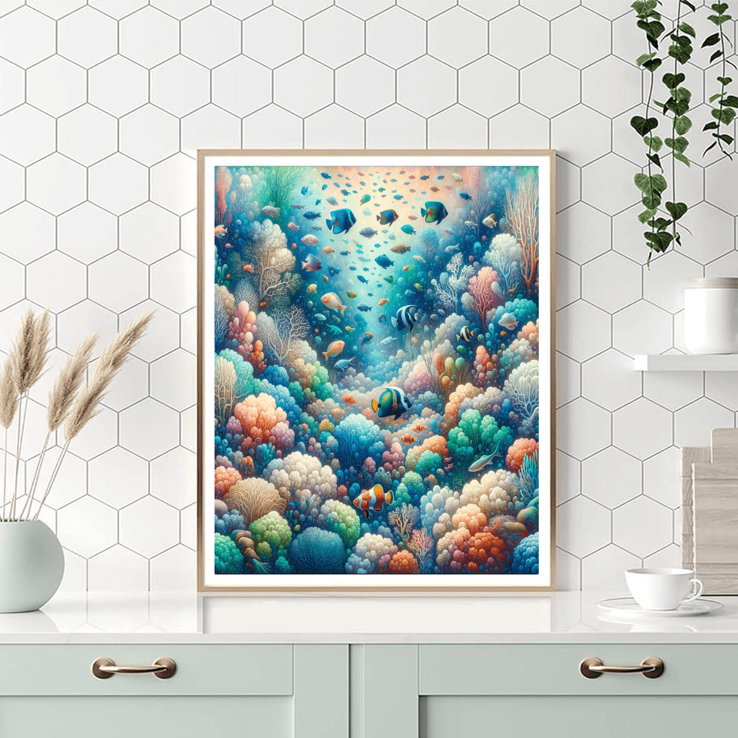 Under The Ocean's Embrace Paint By Number