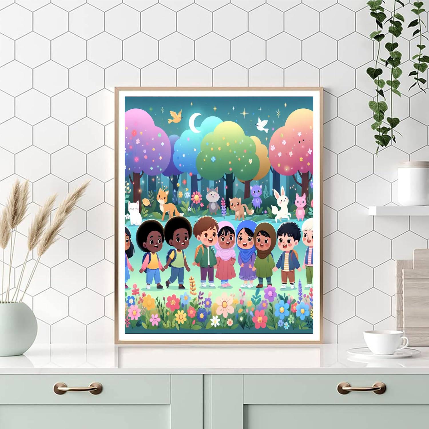 The Fantasy Forest Expedition DIY Paint By Numbers