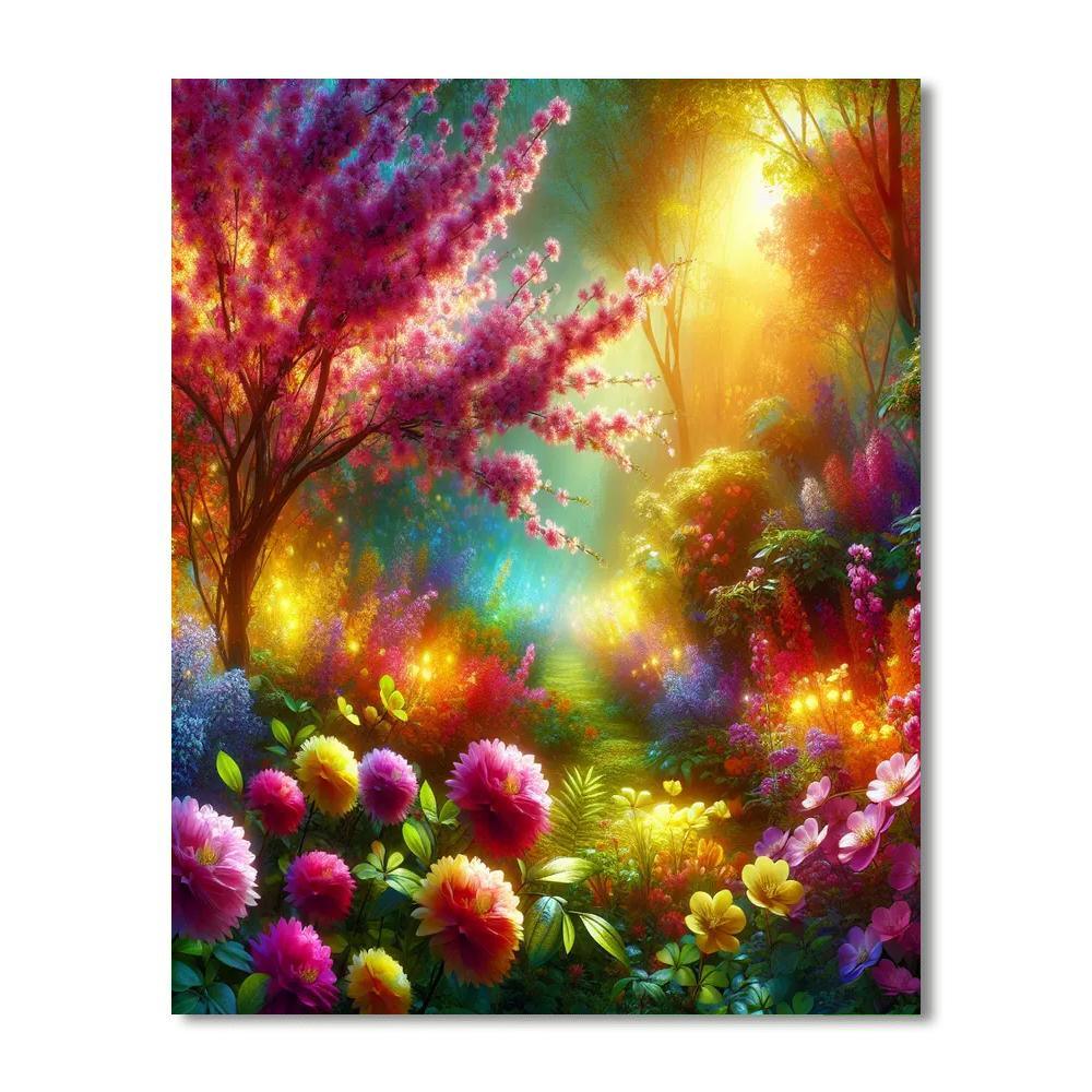 Festive Spring Garden Paint By Numbers Kits