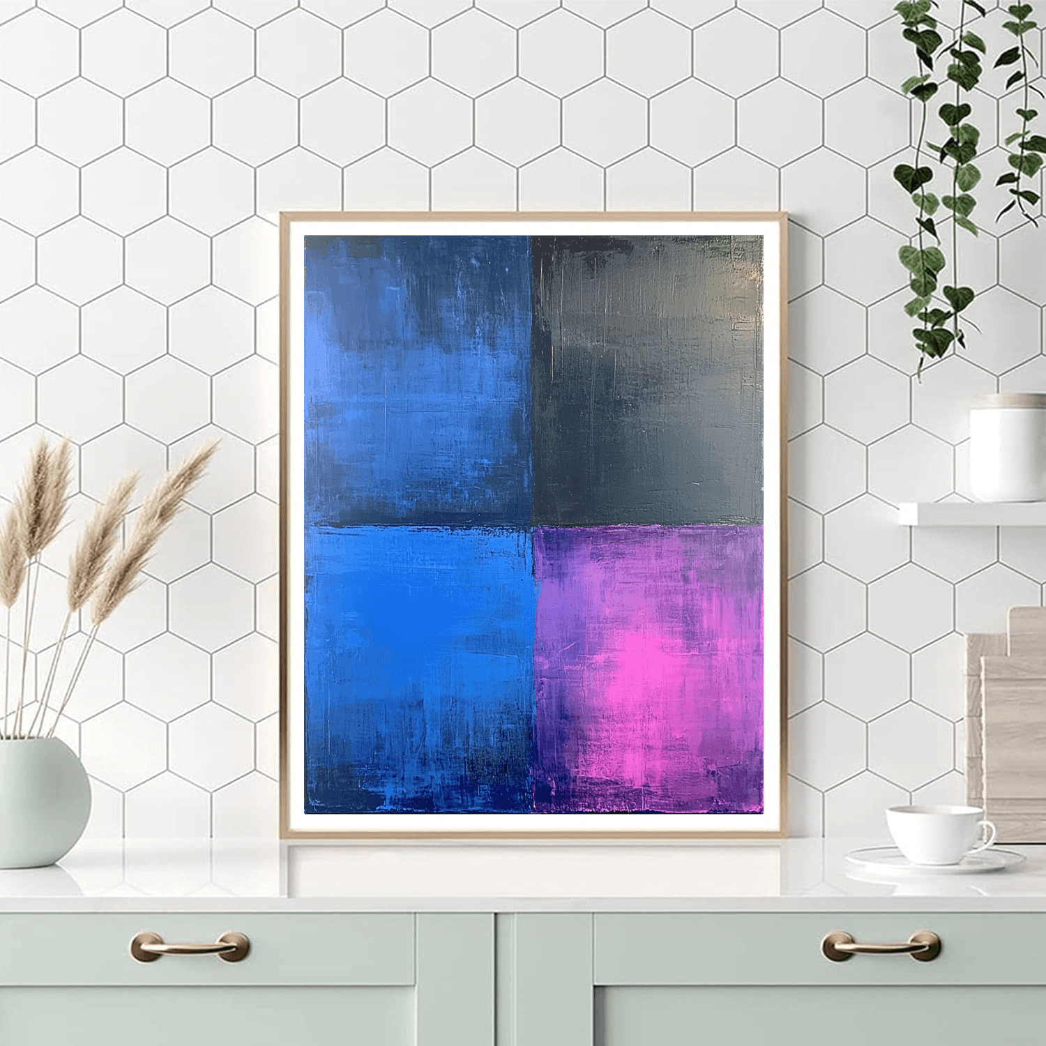Mark Rothko Inspired Celestial Dreams: A Cosmic Exploration  Paint By Numbers