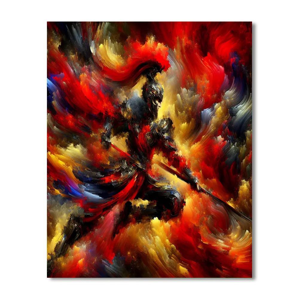 Mulan's Courageous Spirit Paint By Number