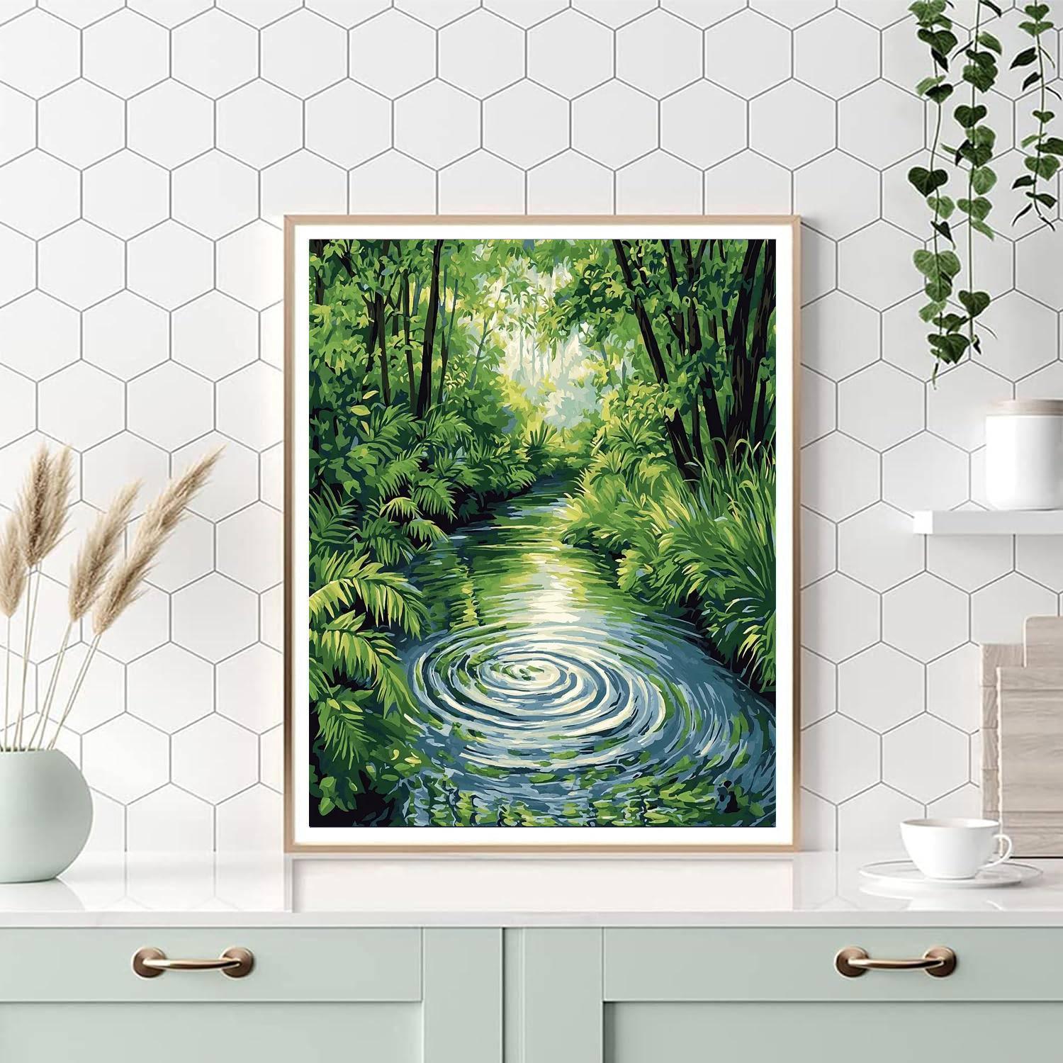 Michelangelo Inspired Serene Tranquility  Painting By Numbers Kit