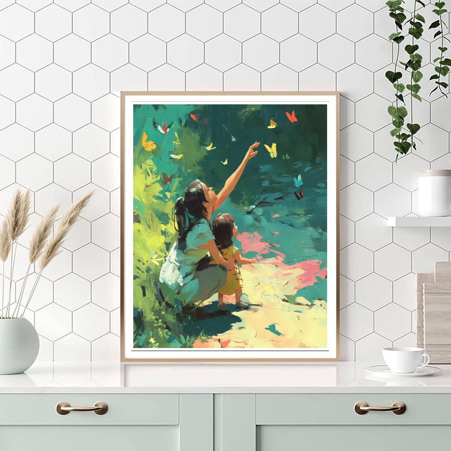 Nature's Playful Symphony Paint By Color