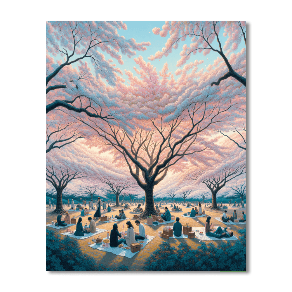 Hanami - Tokyo Painting By Numbers Kit