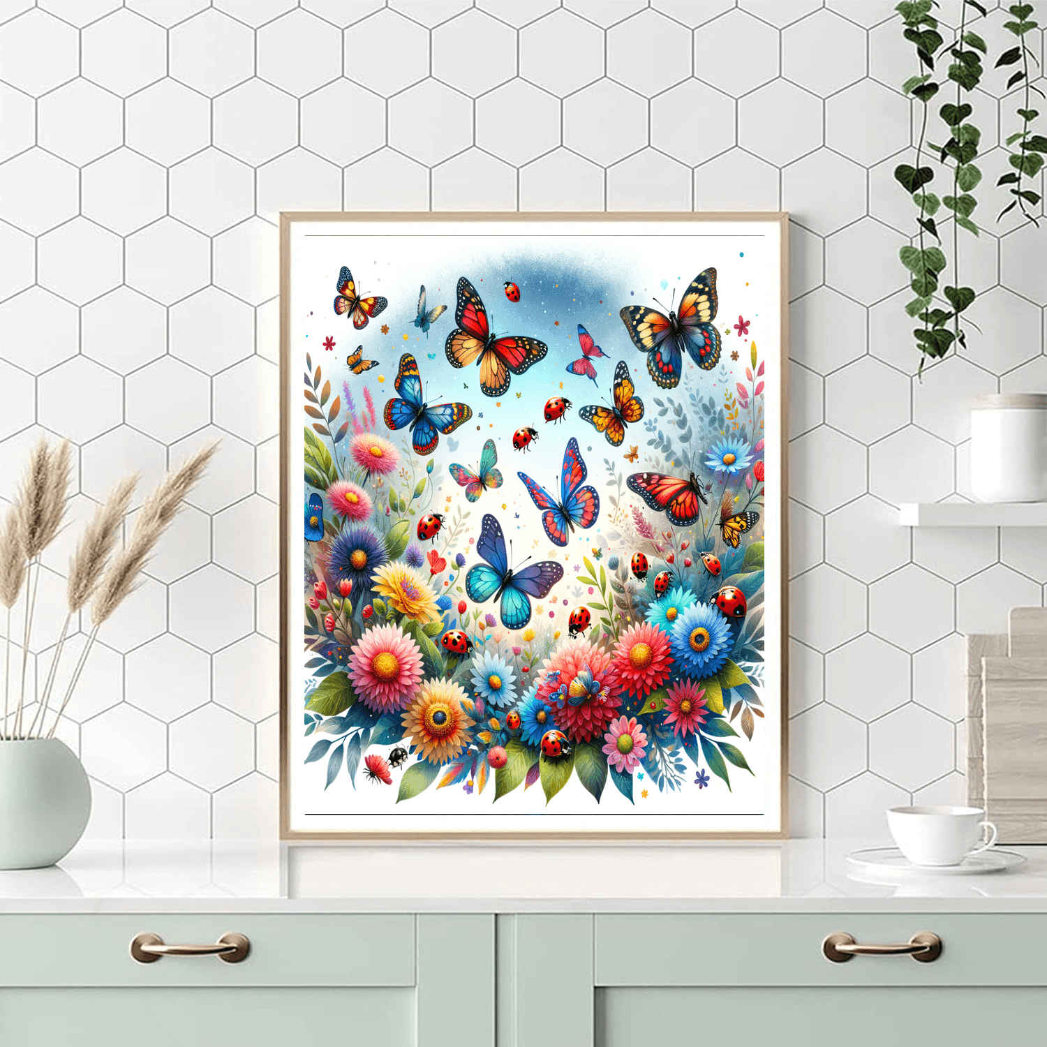 Joyful Garden Creatures Paint By Numbers