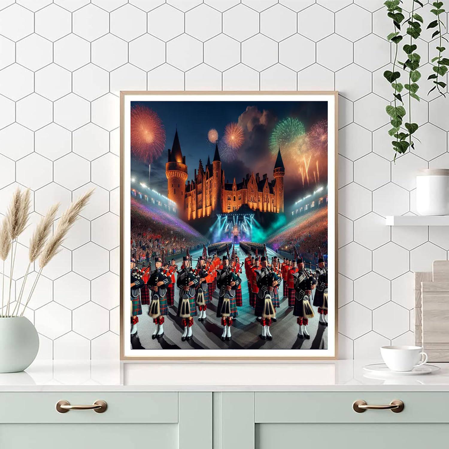 The Royal Edinburgh Military Tattoo - Edinburgh Paint By Number