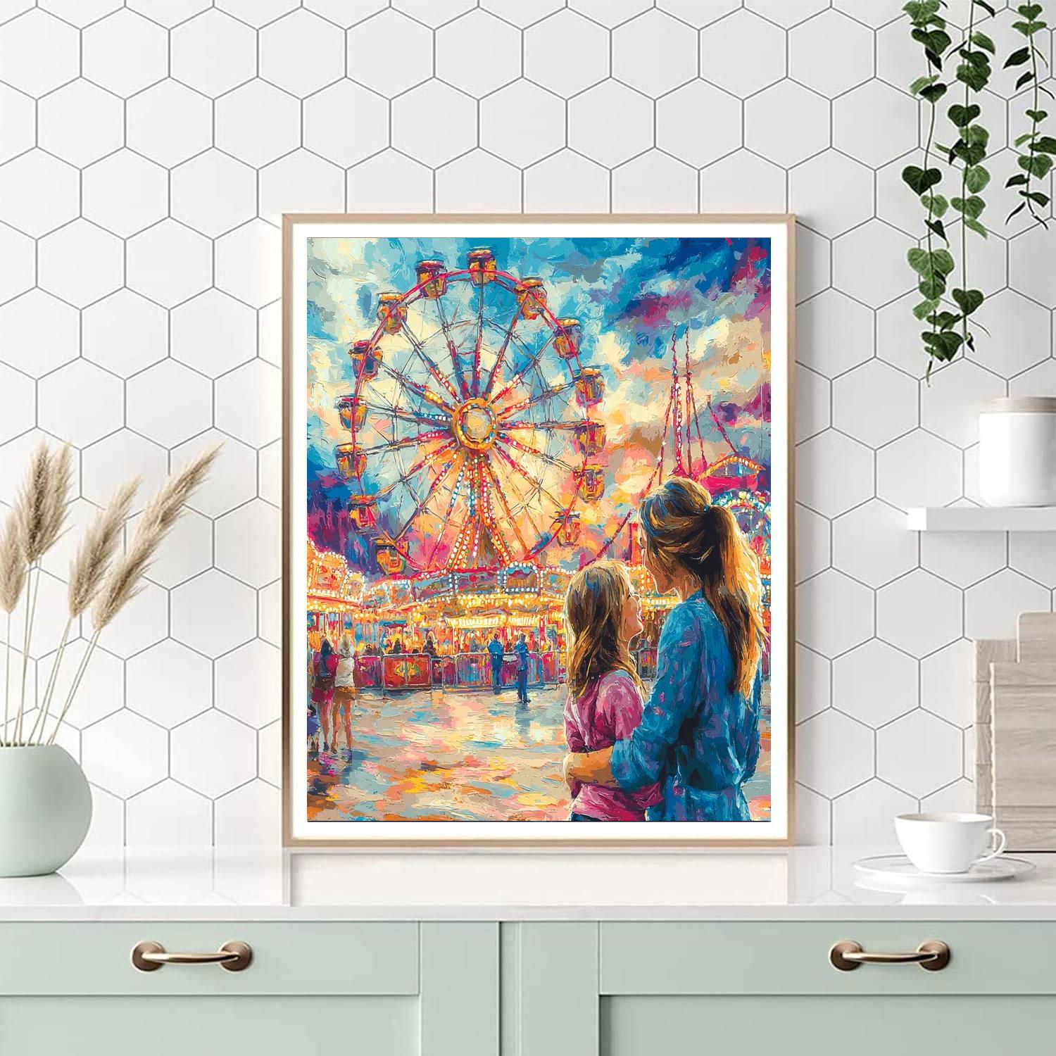 Magic Moments At The Fair Numbered Painting Kits