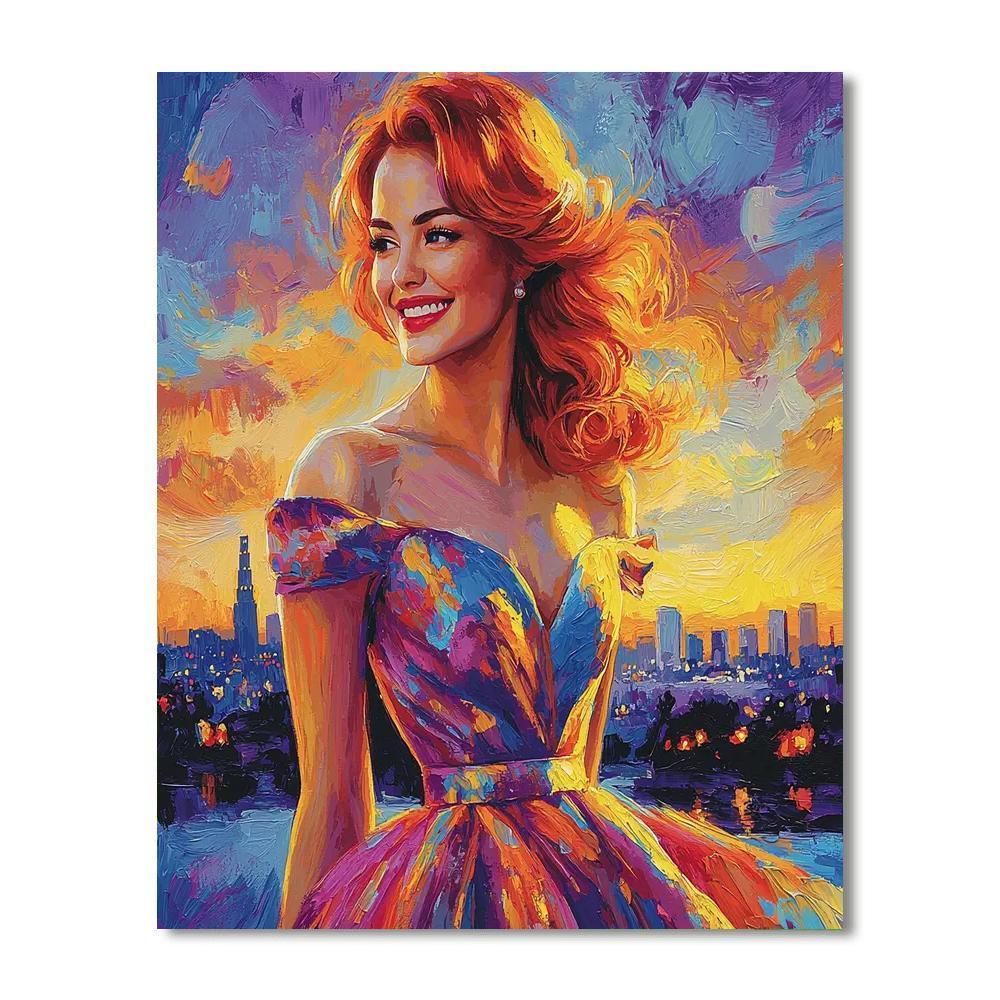 Emma Stone: Unmasking The Enchantment Of La La Land Numbered Painting Kits